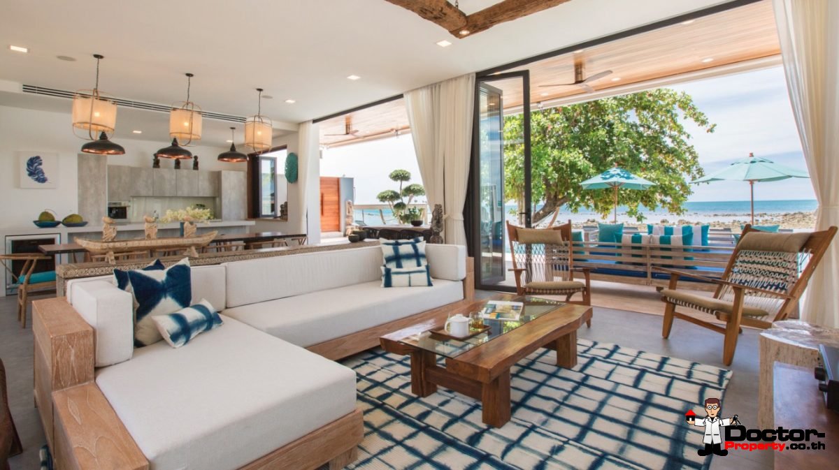 Amazing Beachfront Villa - 6 Bedrooms - Laem Por - Koh Samui - for sale